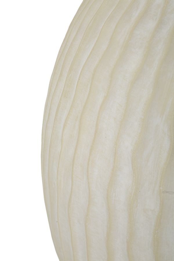 Vaso Icicle Ø36,5x38 cm – Vaso Decorativo con Finitura Effetto Pietra Opaca