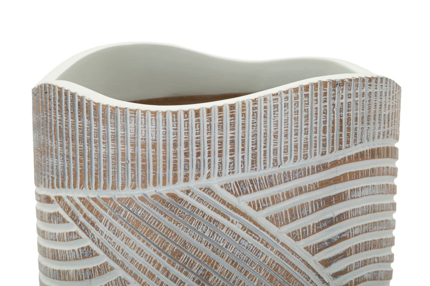 VASO RESINA WOODY CM Ø 19X55