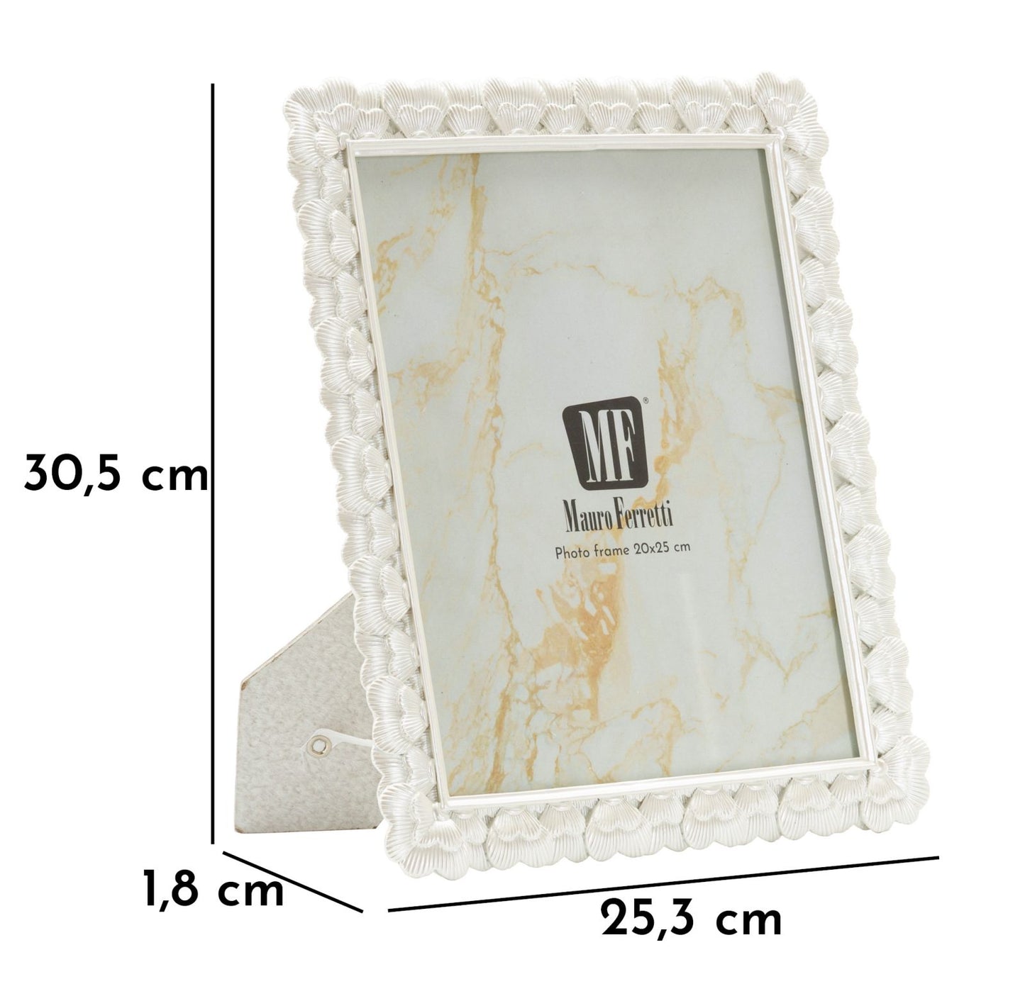 Cornice “Hearty” 25,3 × 1,8 × 30,5 cm (foto 20 × 25 cm) – stile romantico