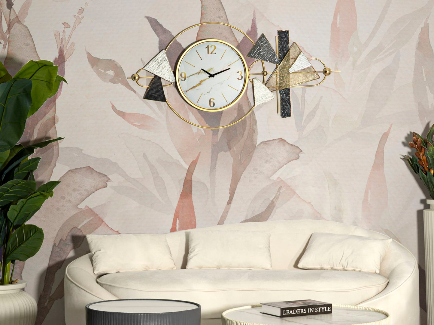 Orologio da Muro Amy 120x60 cm – Design Moderno in Formato Rettangolare