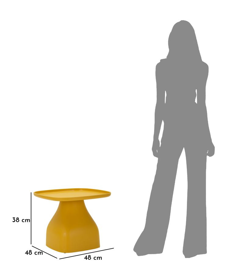AVOLINETTO GEA GIALLO CM 48X48X38