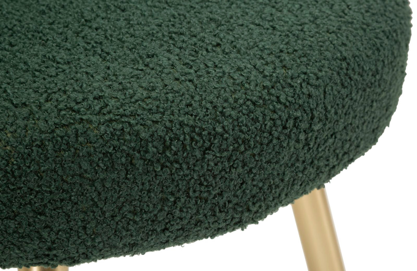 Sedia Mini Ilary Verde in Velluto e Metallo H 67 cm
