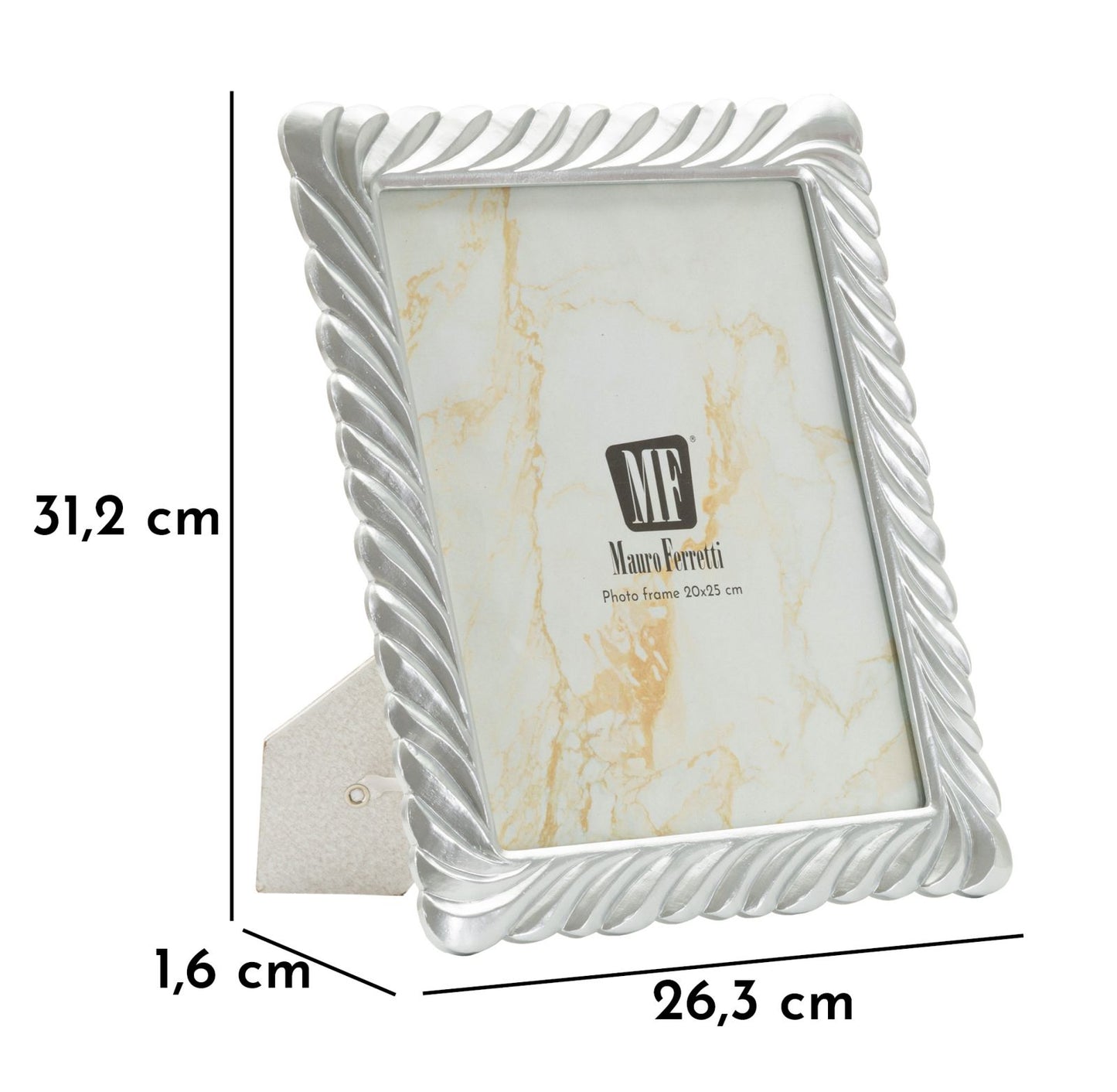 Cornice Carvy 26,3x31,2 cm in Resina Intagliata – Interno 20x25 cm