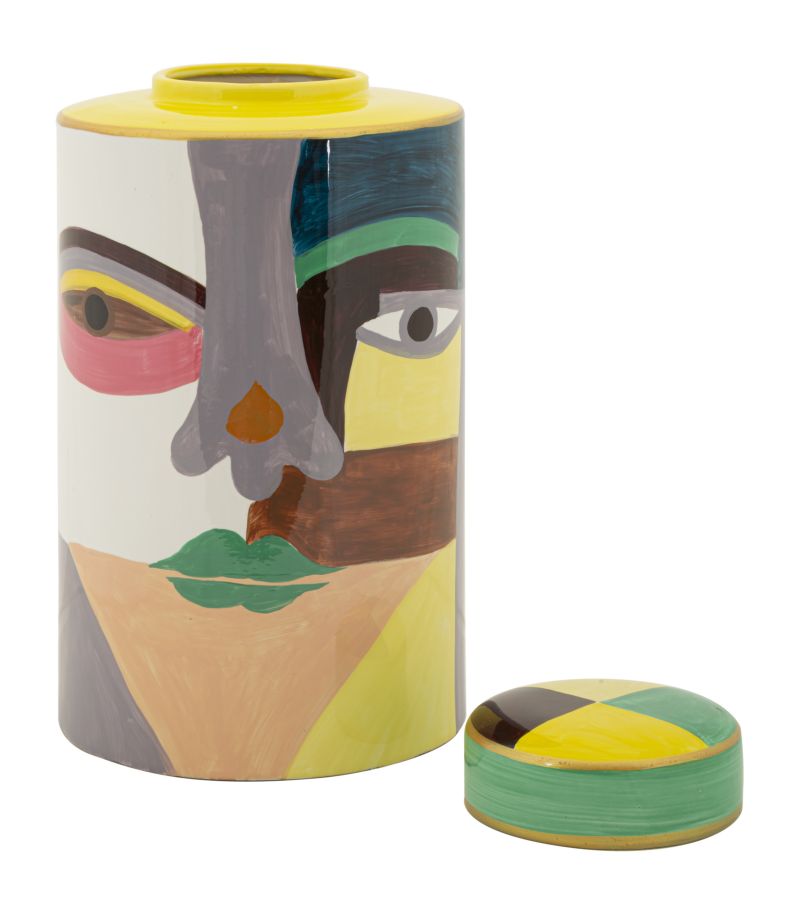 Vaso Piccassy Top in Ceramica Multicolore H 33 cm