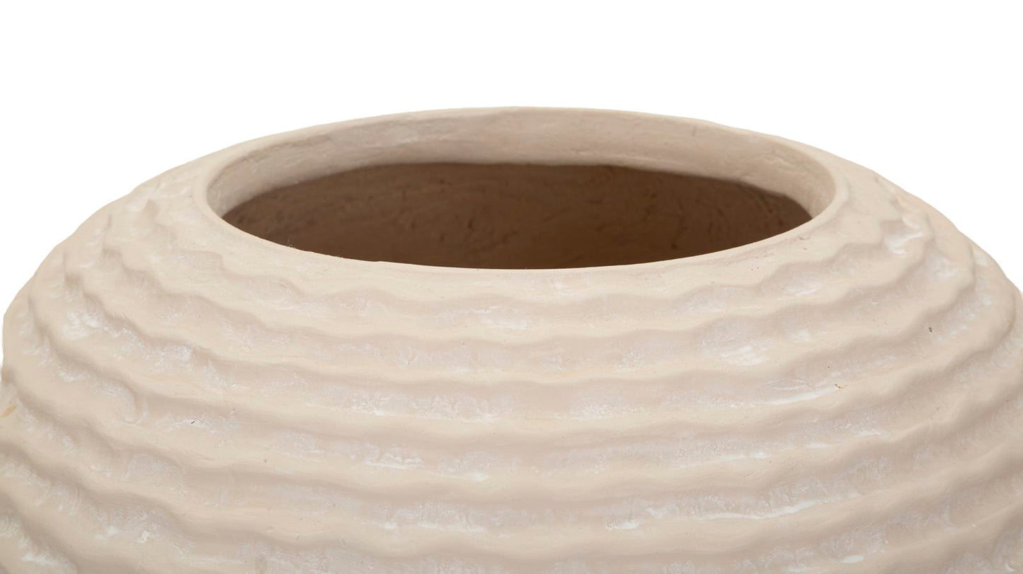 Vaso Mist Ø26,5x26 cm – Vaso Decorativo in Finitura Effetto Pietra Naturale