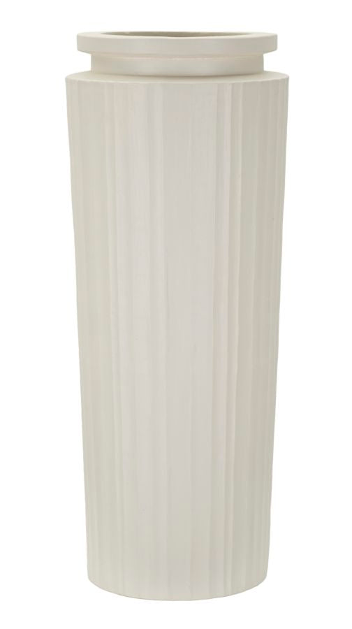 Vaso High Ø32x80 cm – Vaso Decorativo Slanciato con Finitura Effetto Pietra