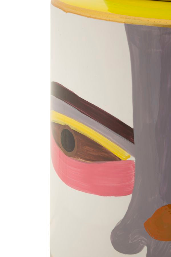 Vaso Piccassy Top in Ceramica Multicolore H 33 cm