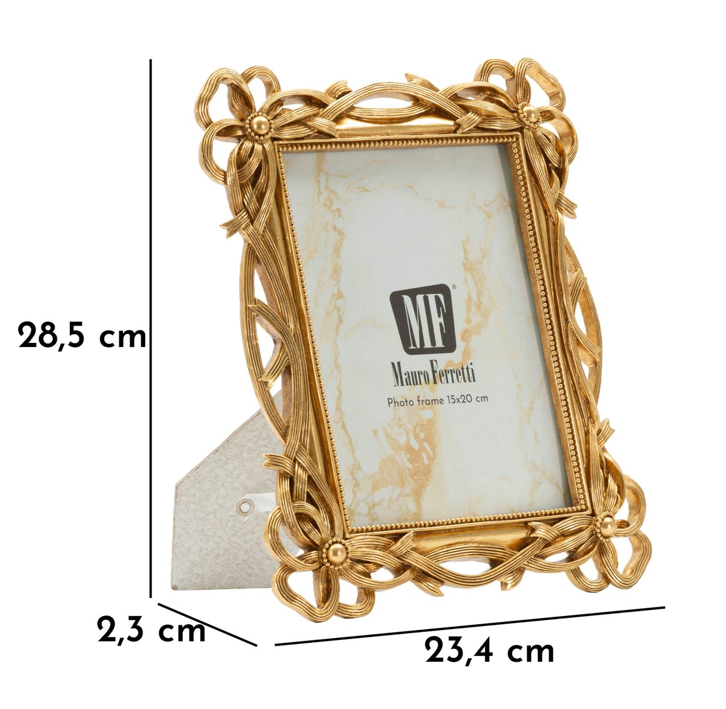 Cornice Knot 23,4x2,3x28,5 cm in stile contemporaneo