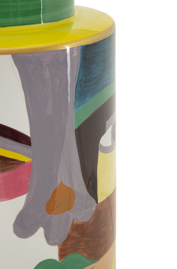 Lampada da tavolo “Piccassy Color” Ø 40 × 65 cm – design artistico multicolore