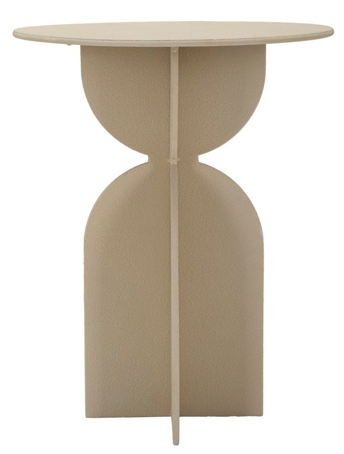 Tavolinetto Dune in Metallo Nero Ø 45 cm