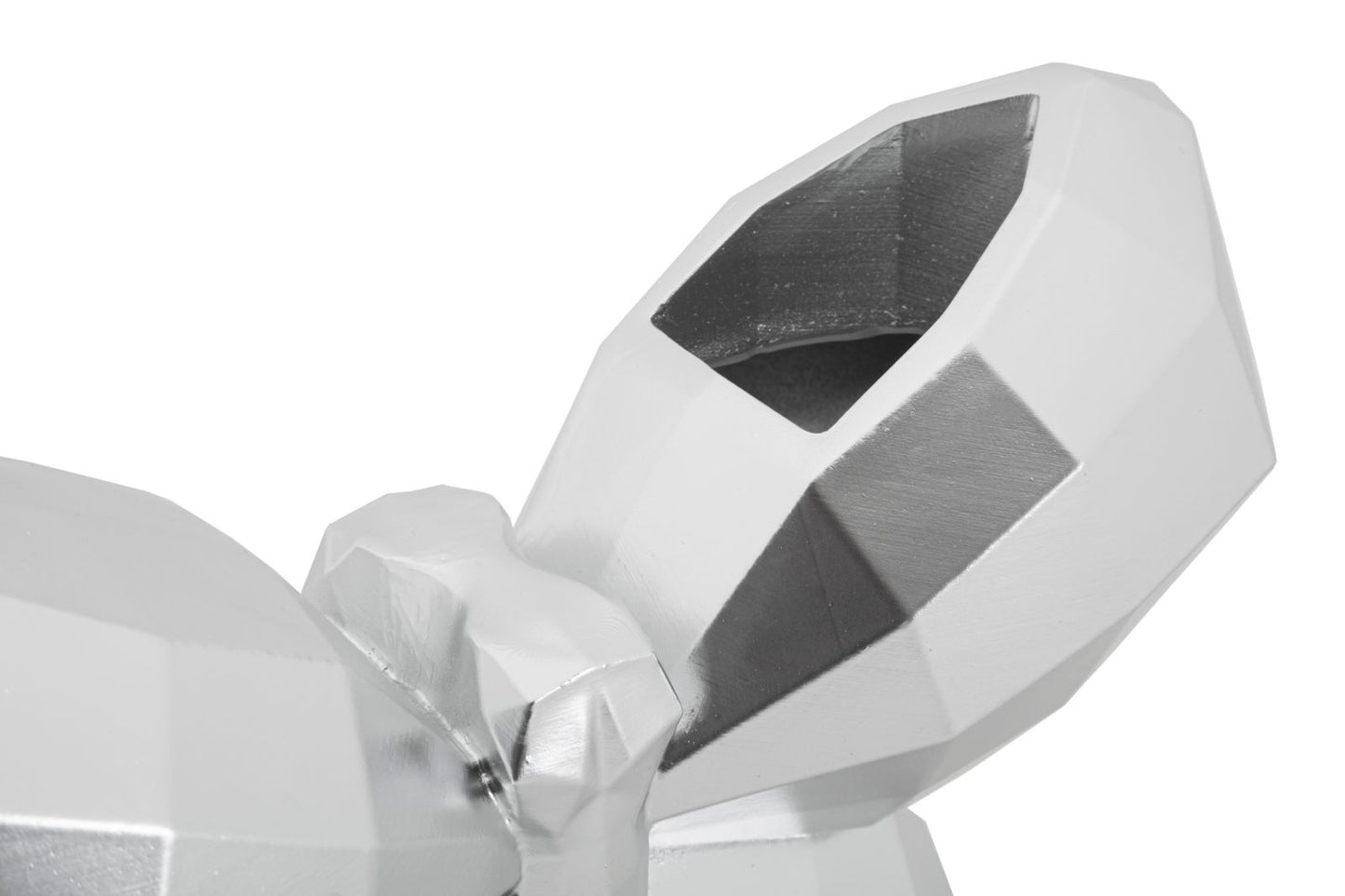 VASO BUTTERFLY SILVER CM 22,5X8X15