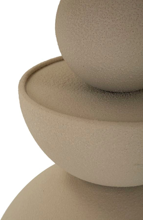Tavolinetto Dune con Piano Specchio Ø 45 cm