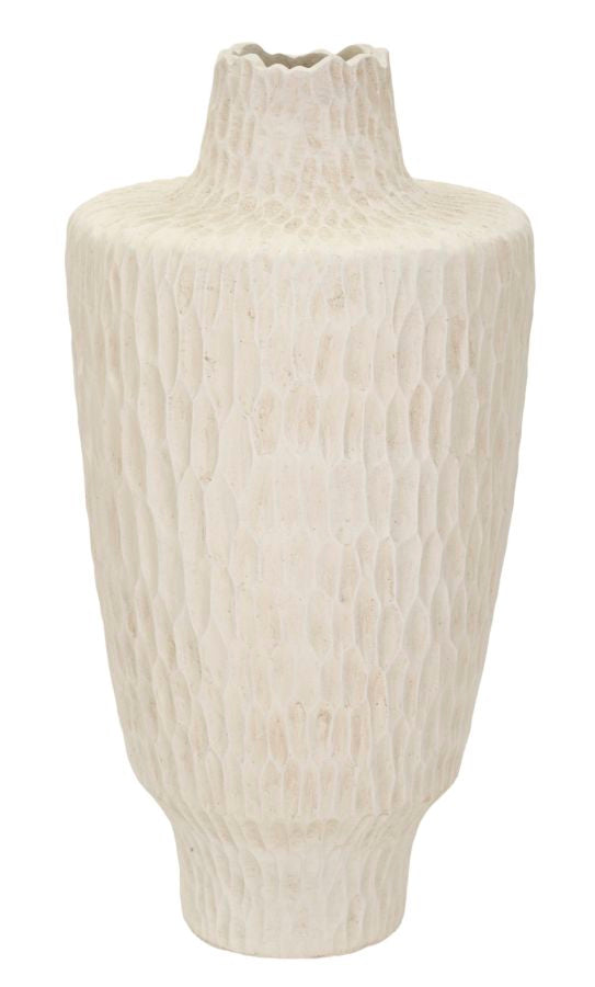 Vaso Shade Ø29,5x57 cm – Vaso Alto Decorativo con Finitura Effetto Pietra