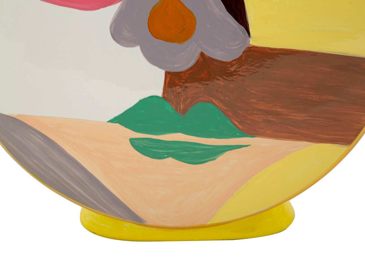 Vaso Piccassy Round in Ceramica Multicolore H 28 cm – Mauro Ferretti