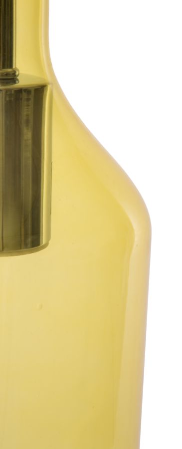 PARALUME DA SOFFITTO BOTTLE GIALLO Ø 11X43H cm