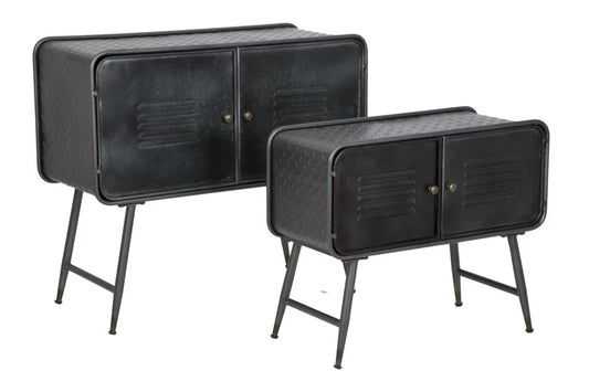 MOBILETTO IRON SCHOOL COPPIA 88Lx38px78H cm - 70,5Lx30px58,5H cm