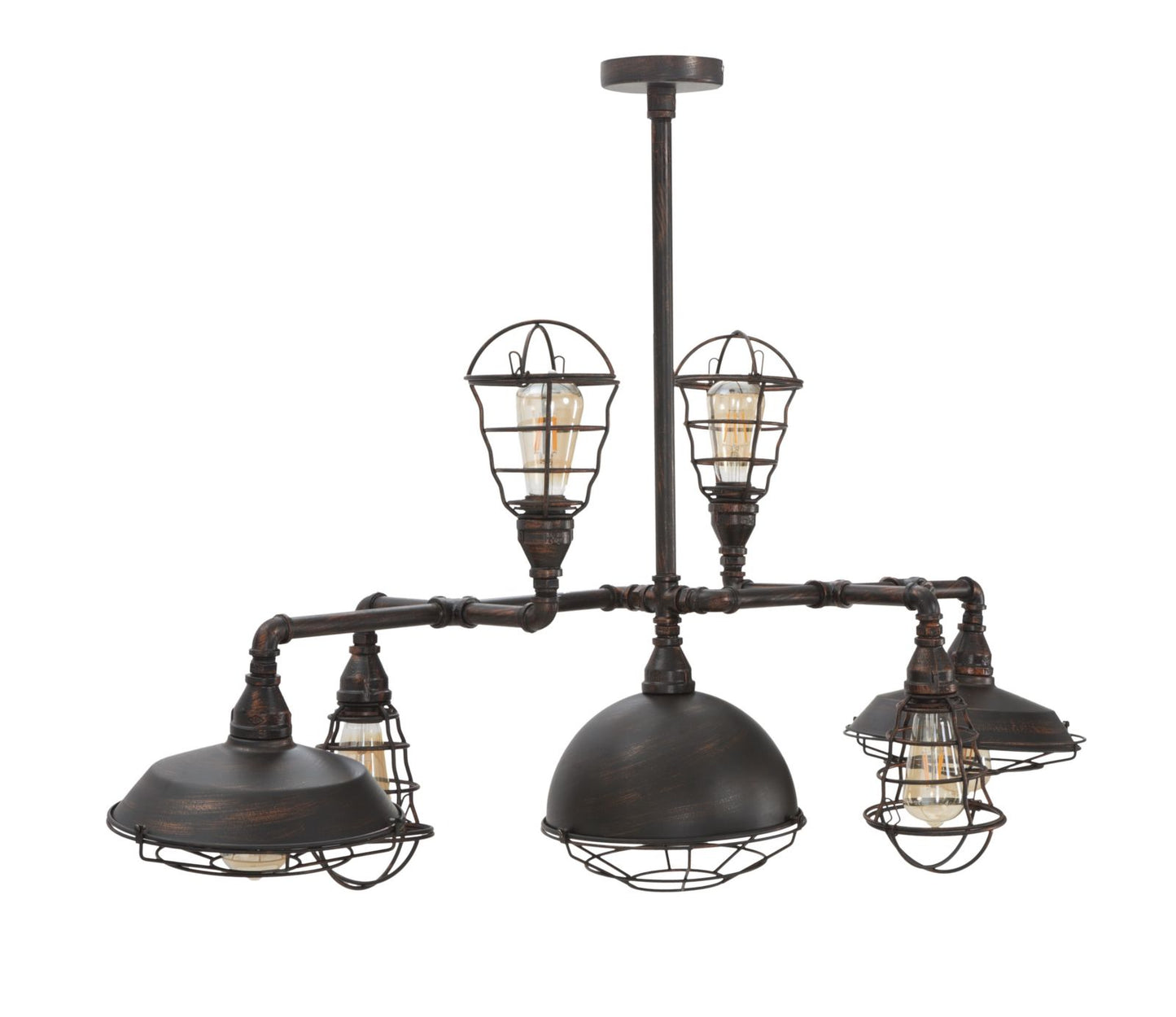 LAMPADARIO MANHATTAN 7 LUCI 111Lx48px58H cm