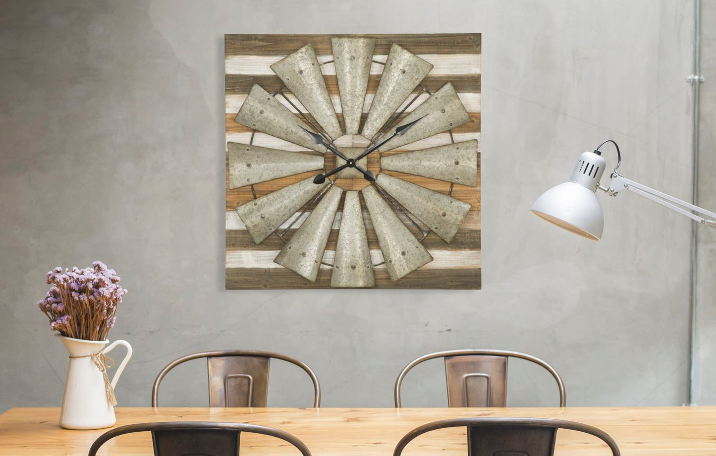 OROLOGIO DA MURO MULINO CM 80X7X80
