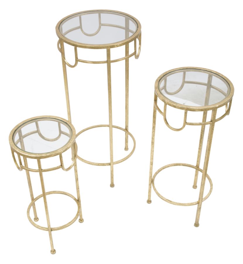 P/TELEFONO GOLD SET 3 PZ CM Ø 33X70
-28X60-23X50