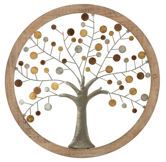 PANNELLO DA MURO ALBERO DELLA VITA MIRROR CM Ø  61X1,8