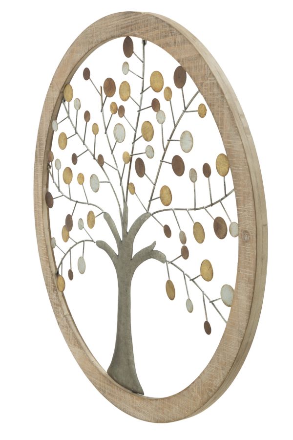 PANNELLO DA MURO ALBERO DELLA VITA MIRROR CM Ø  61X1,8