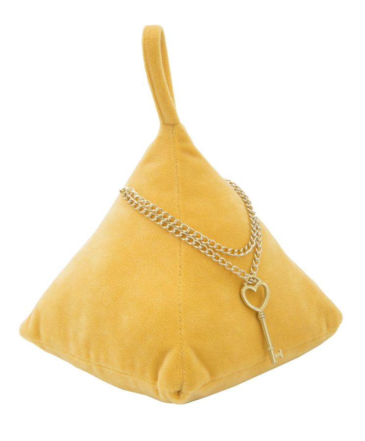 F/PORTE TRIANGLE  GIALL0 CM 14X14X20
