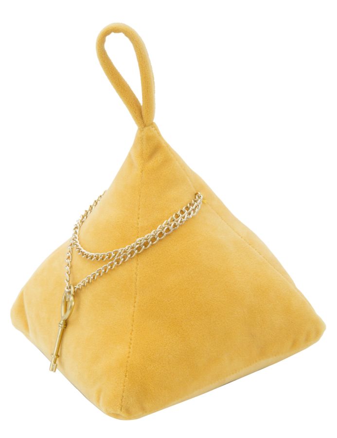 F/PORTE TRIANGLE  GIALL0 CM 14X14X20