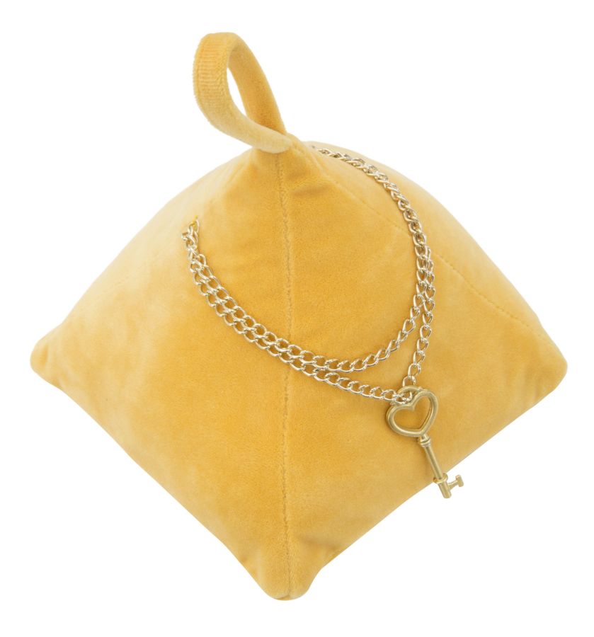 F/PORTE TRIANGLE  GIALL0 CM 14X14X20