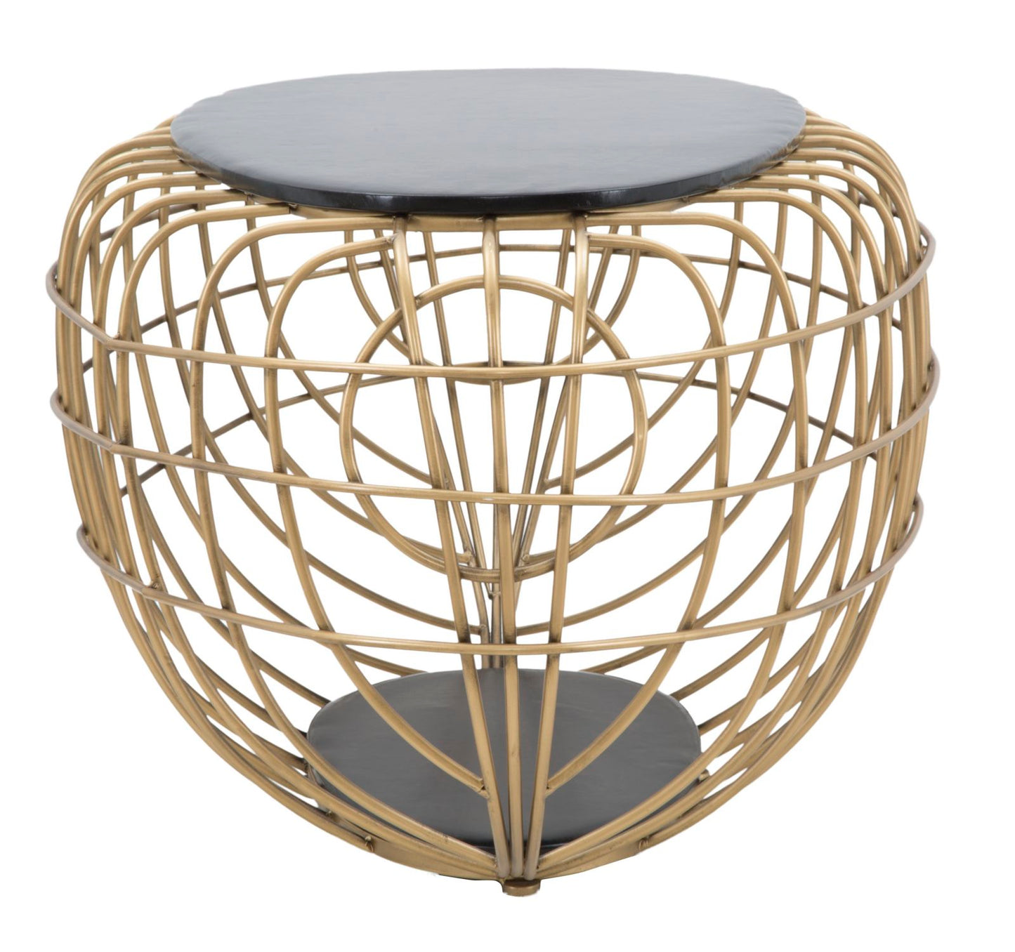 TAVOLO DA CAFFE' GOLD SPIDER CM 119X75X55H