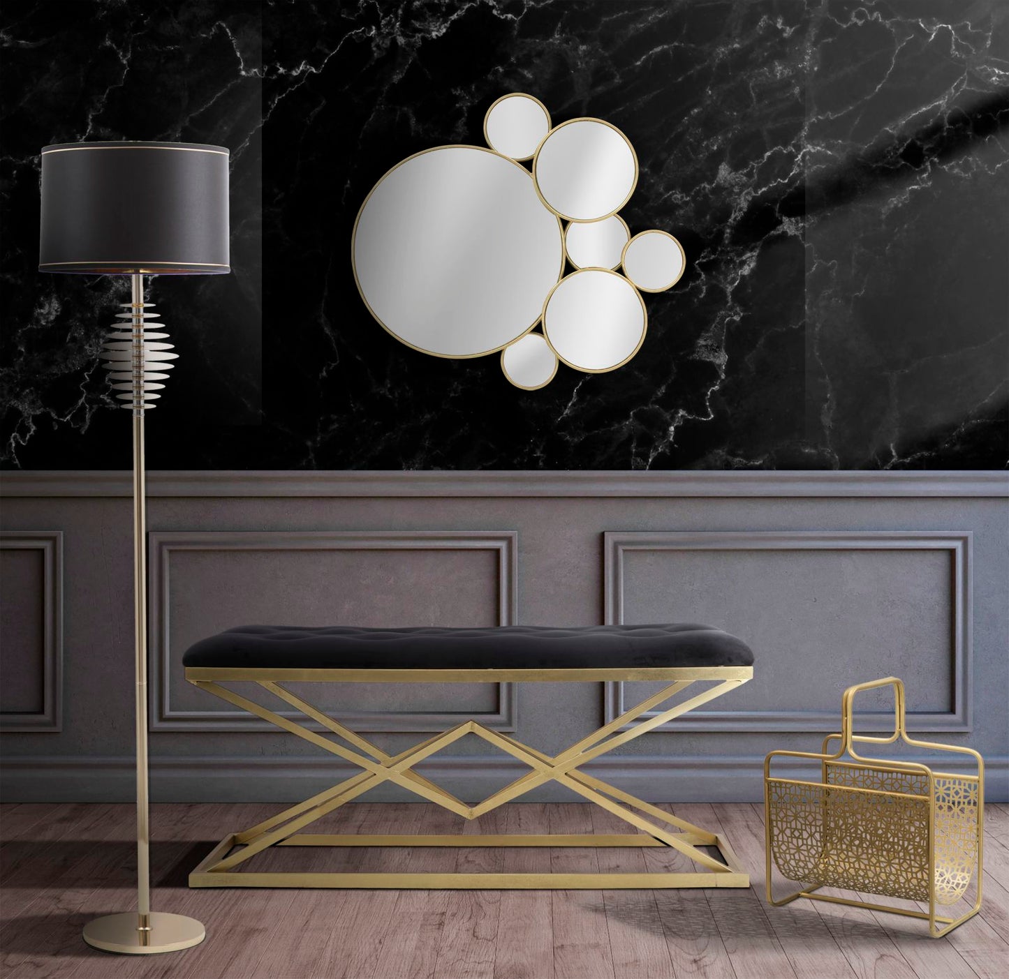 P/GIORNALI GLAM CM 37X22X44,5