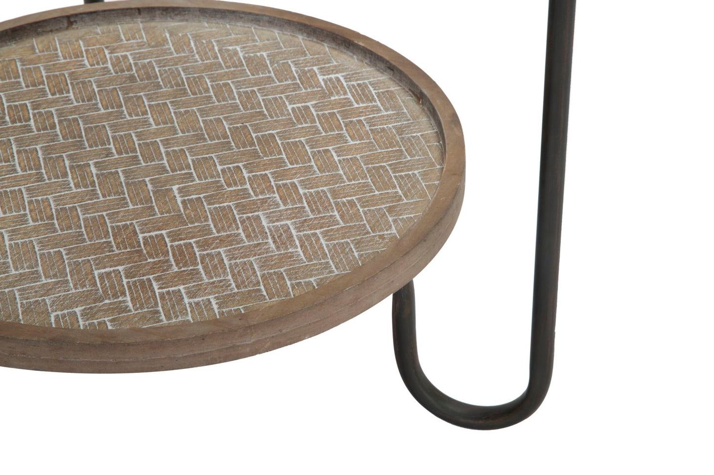 TAVOLINETTO AREX 2 RIPIANI CM Ø 48X54,5