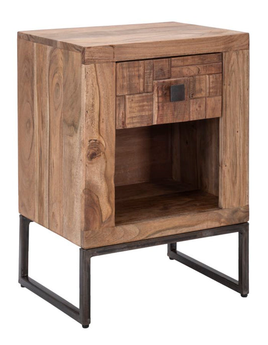 COMODINO MUMBAI CM 45X35X62 (LEGNO DI ACACIA NILOTICA)