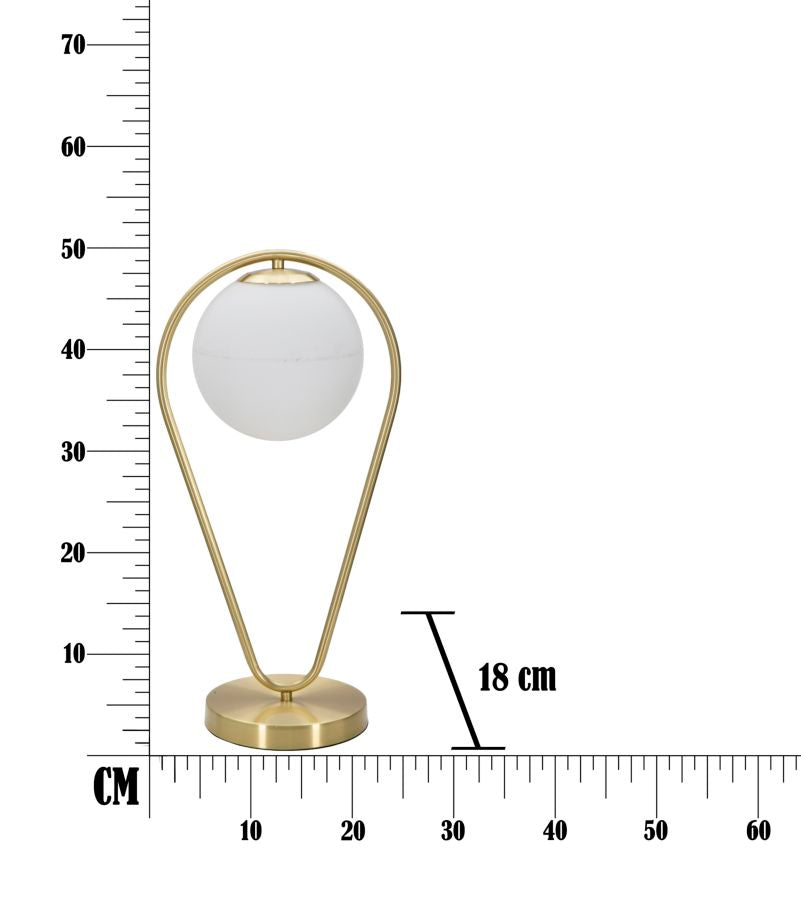 LAMPADA DA TAVOLO GLAMY DROP CM 25x18x50