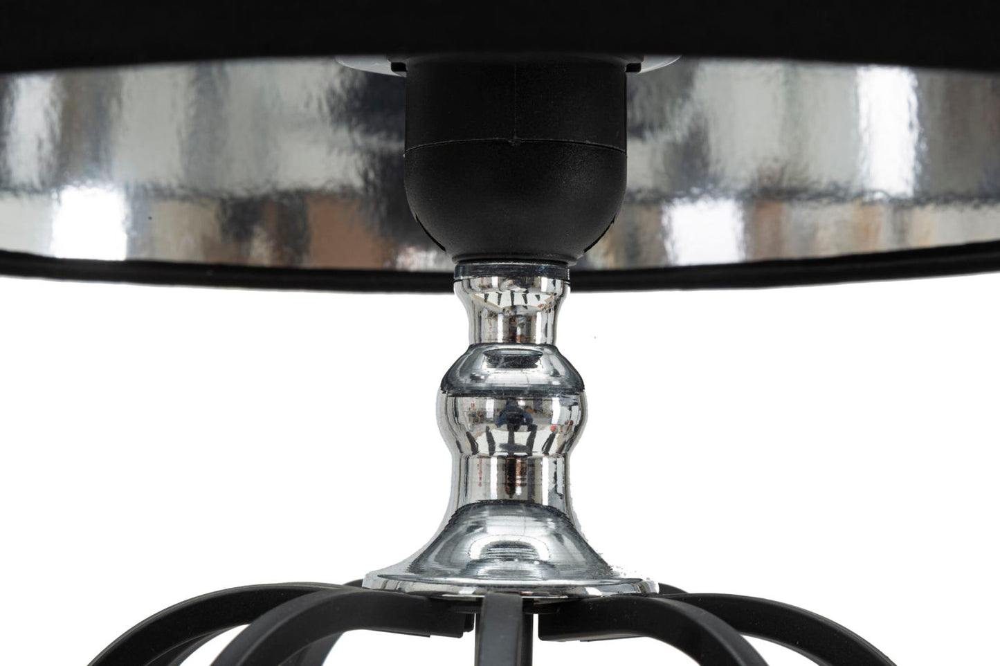 LAMPADA DA TAVOLO DARKY SILVER CM Ø28X44,5