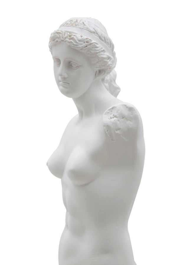 SCULTURA STATUA WOMAN CM 14X12X49