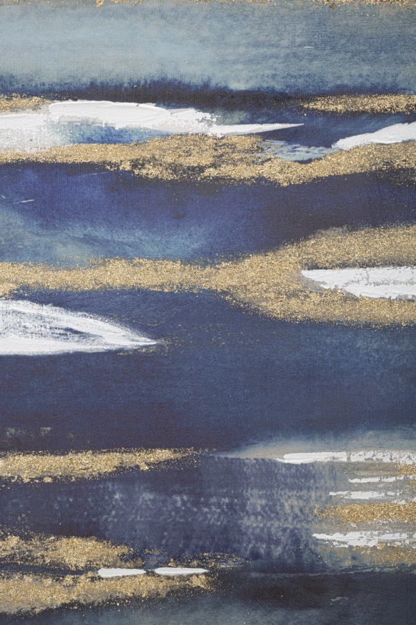 Dipinto su tela dark blue cm 60×2,7×80