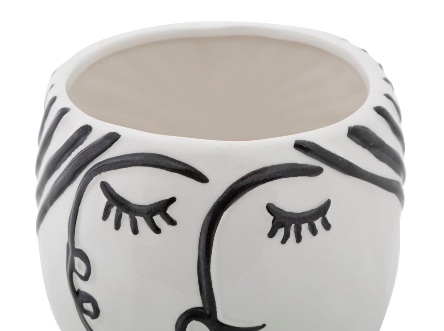 VASO POT FACE CM Ø 14X18,2