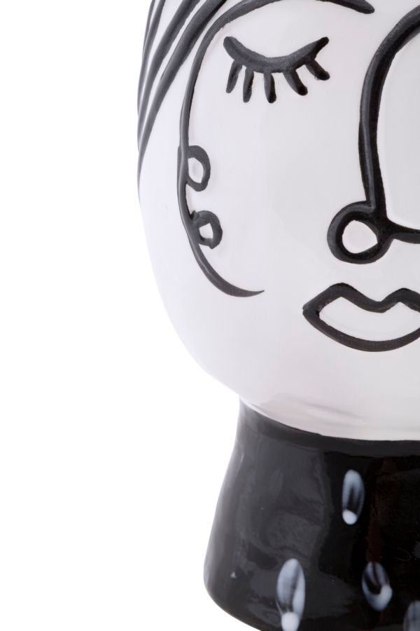 VASO POT FACE CM Ø 14X18,2