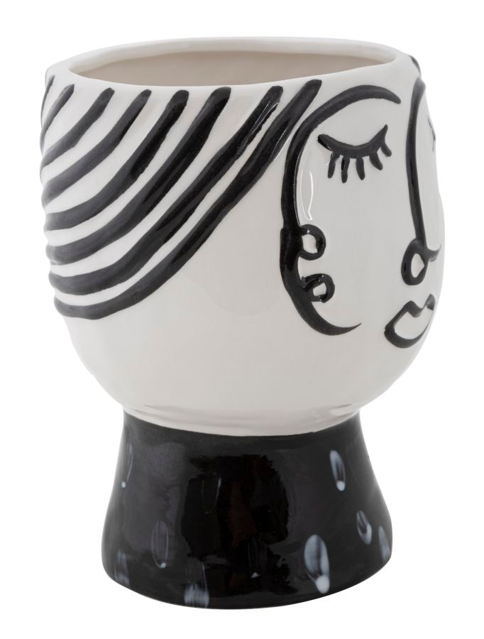 VASO POT FACE CM Ø 14X18,2
