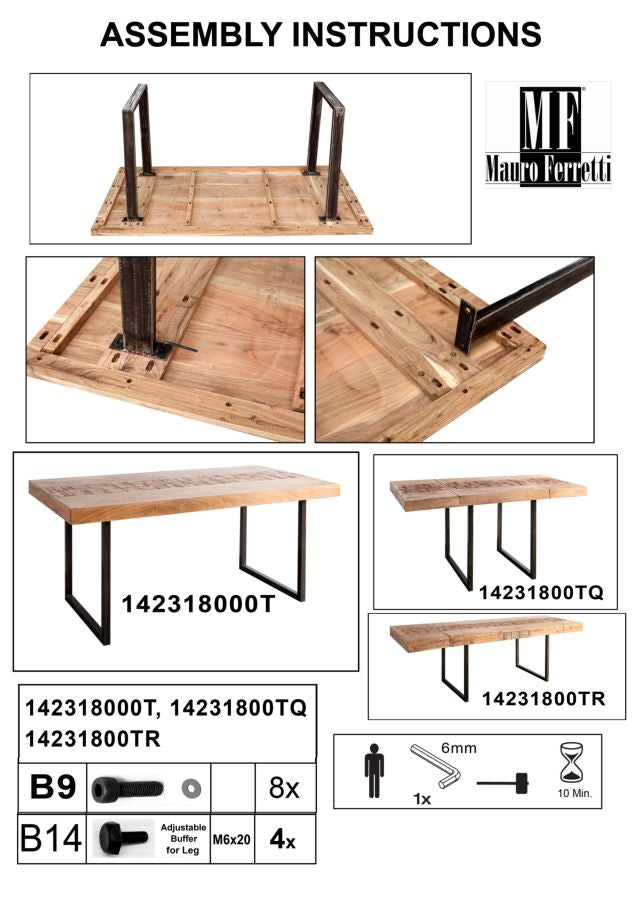 TAVOLO DA PRANZO MUMBAI QUAD. ALL. CM 80X80X77-LUNG. T. 160 ( ACACIA NILOTICA)