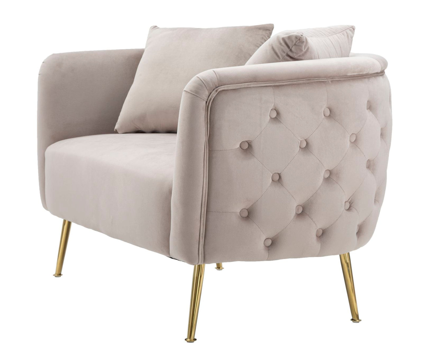 DIVANETTO BUCAREST GRIGIO CM 127X74X73