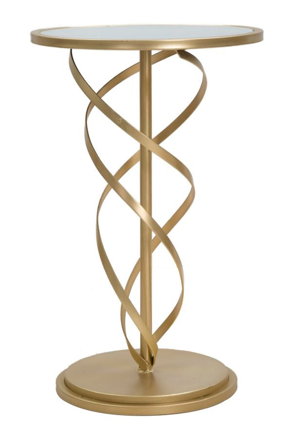 TAVOLINETTO GLAM SPIRAL Ø 38X61,5H cm
