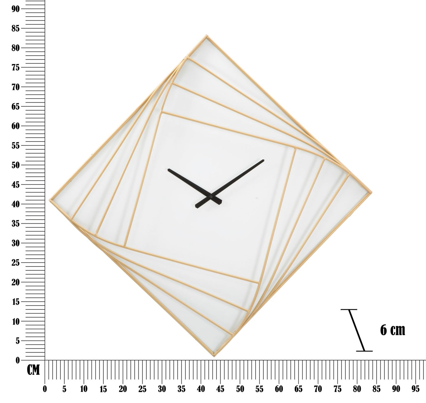 OROLOGIO DA MURO GOLDY LINE CM CM 85x6x85