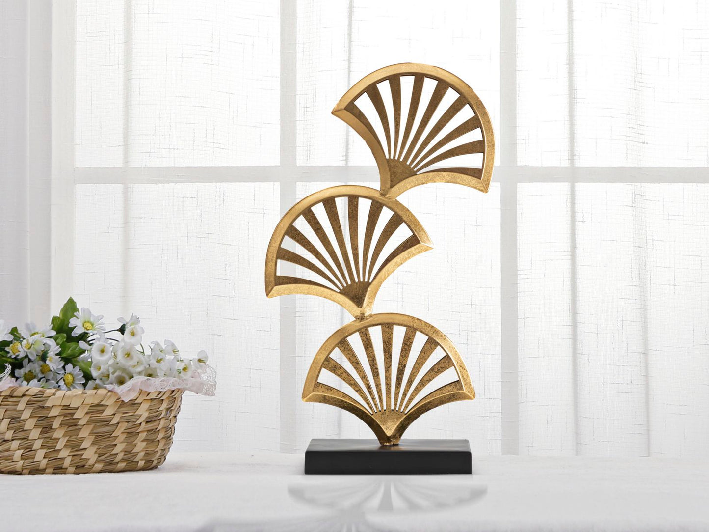 SCULTURA FOGLIA TRIPLY CM 23,5X10X44