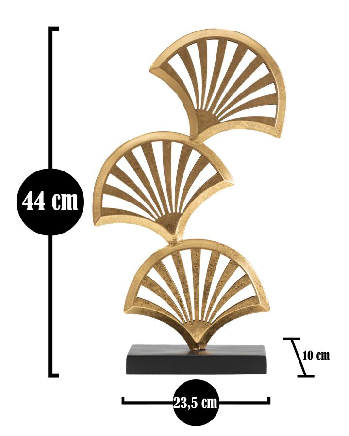 SCULTURA FOGLIA TRIPLY CM 23,5X10X44