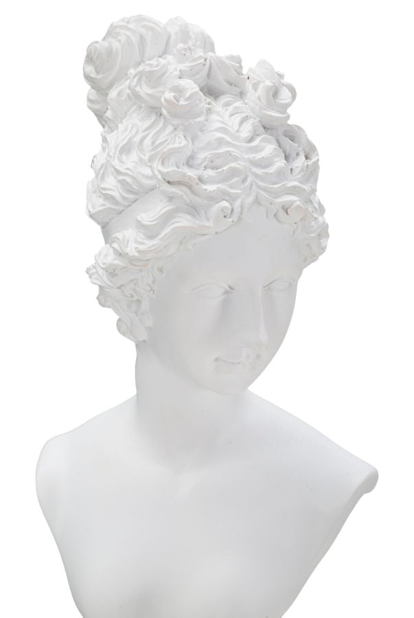SCULTURA STATUA WOMAN C/PIEDISTALLO CM 11X10,5X35,5