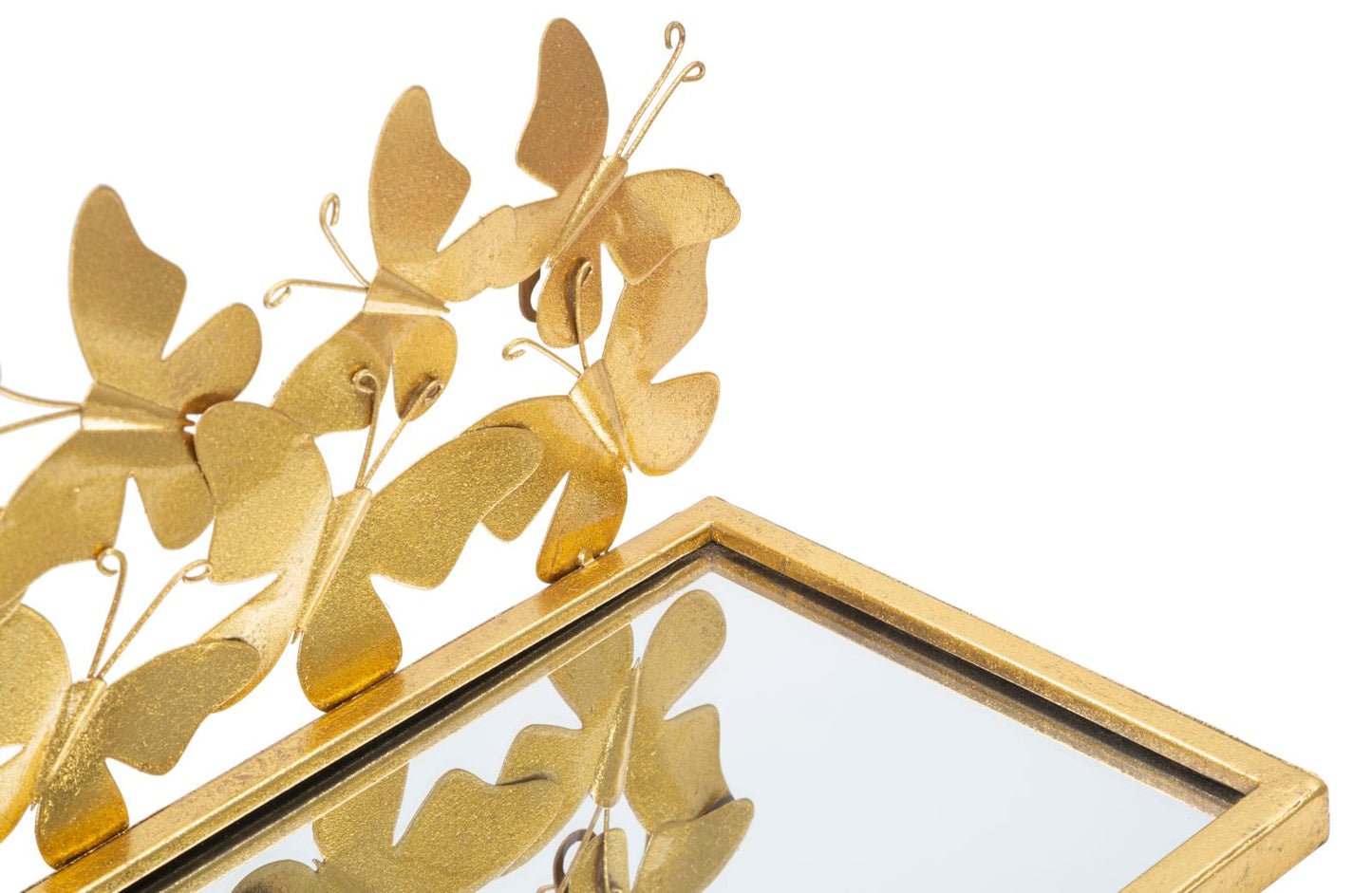 COMODINI MENSOLE BUTTERFLIES COPPIA CM 43X19,2X16,5
