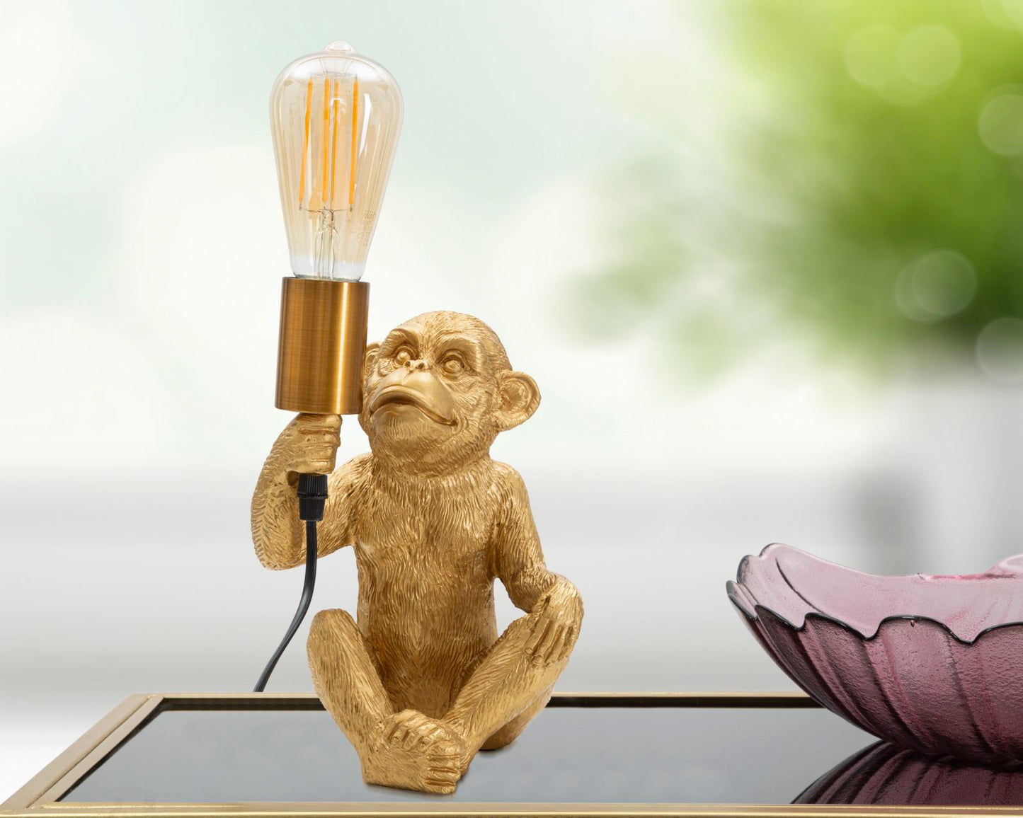 LAMPADA DA TAVOLO MONKEY 17X14,5X25H cm