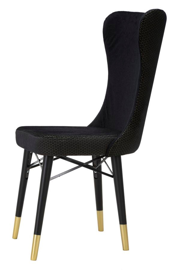 SEDIA MIMOZA NERA 40Lx65px99H cm