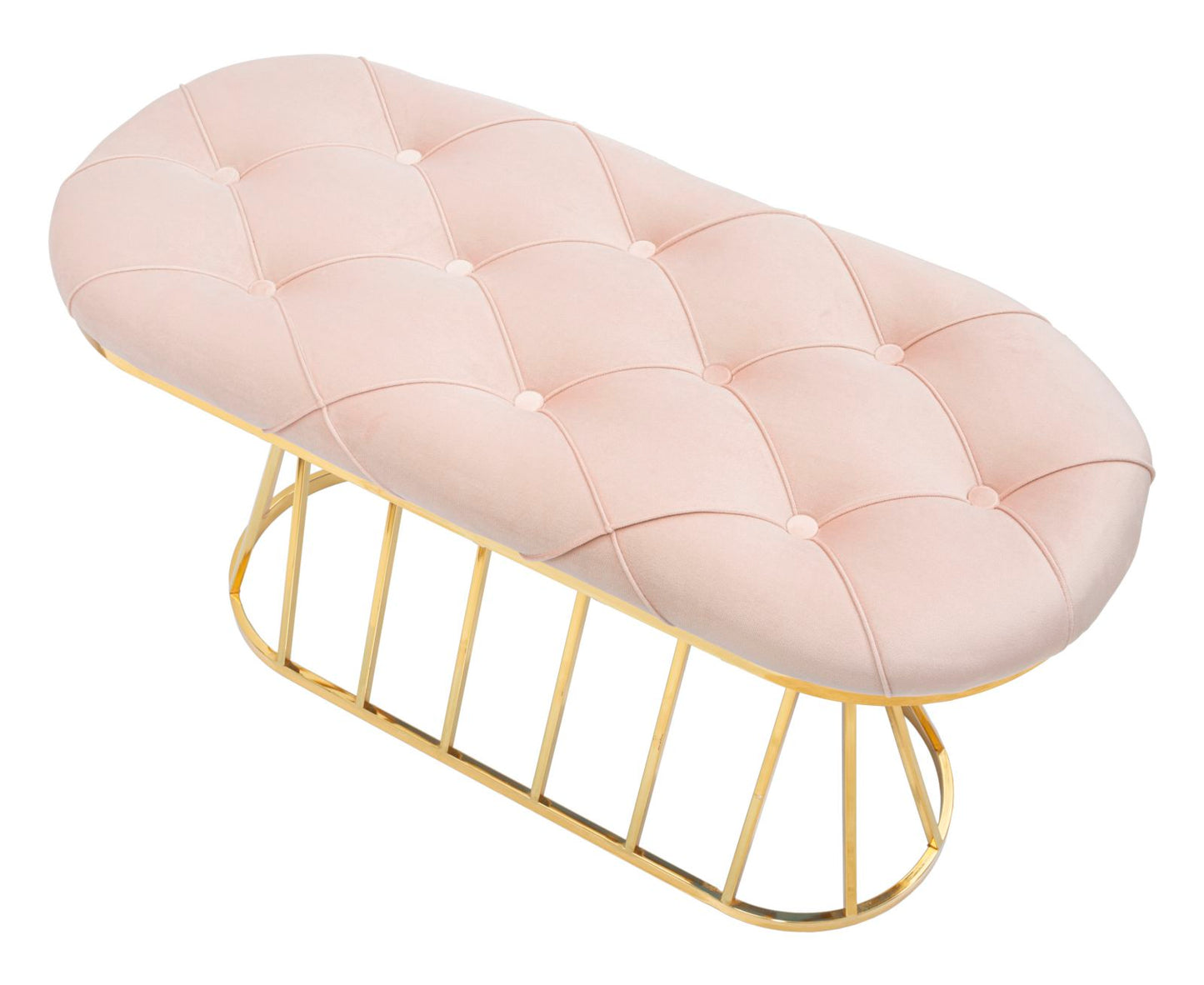 PANCA ZIG ROSA CM 91X38X52
